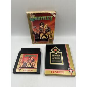 Gauntlet Nintendo NES Tengen 1985 Complete with Instructions, CIB
